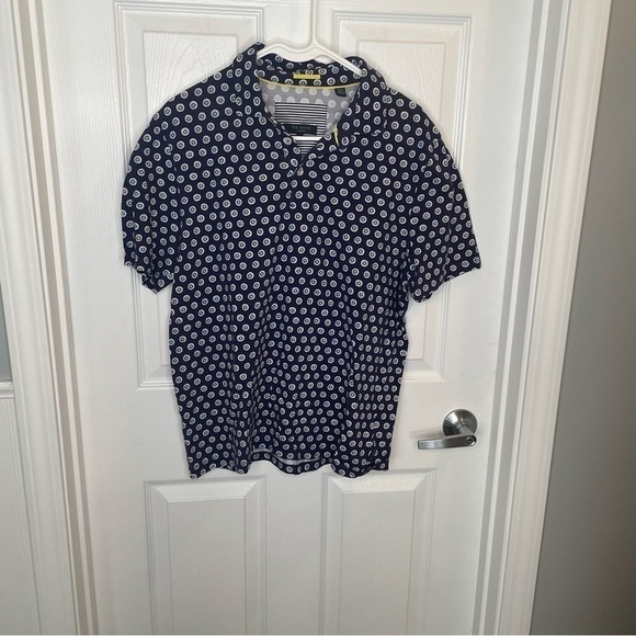 Ted Baker London Edaname Polo Shirt in Blue 5/XL - Picture 3 of 11